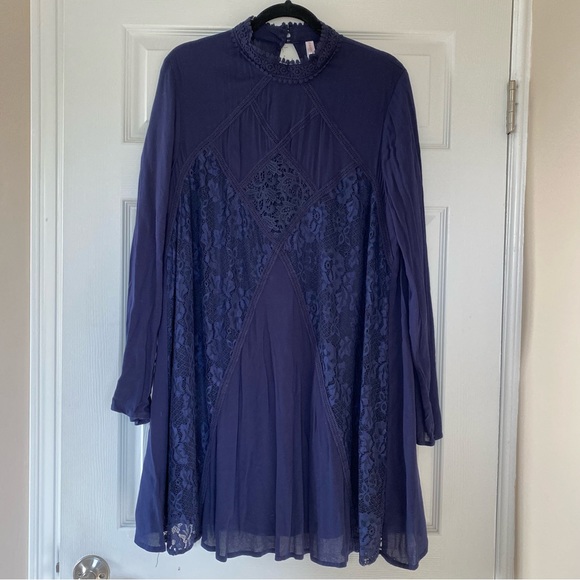 NWOT Xhilaration Lace Sheer Midi Dress - Picture 12 of 14